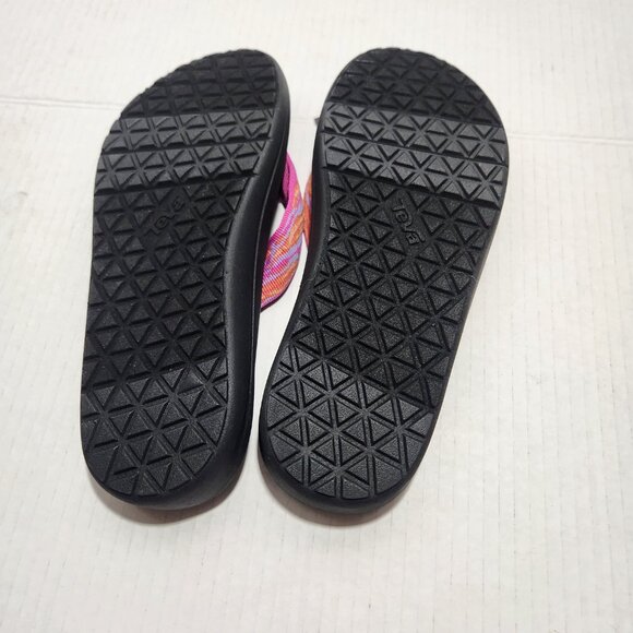 Teva Voya Flip-Flops Waves Rose Violet - Picture 7 of 9